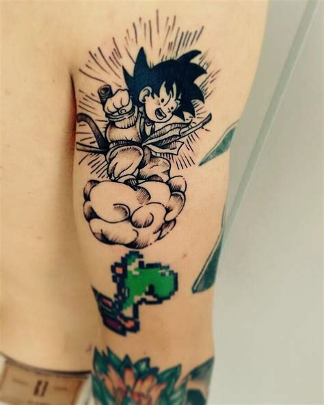 Goku Tattoo Goku Drawing Black Work Flash Tattoo Inked Black