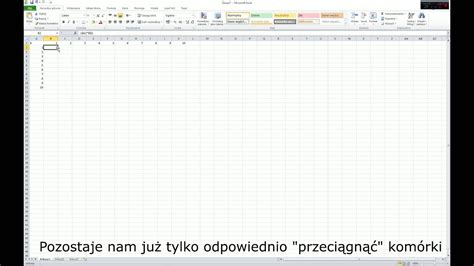 Excel Jak Zrobi Tabliczk Mno Enia Youtube