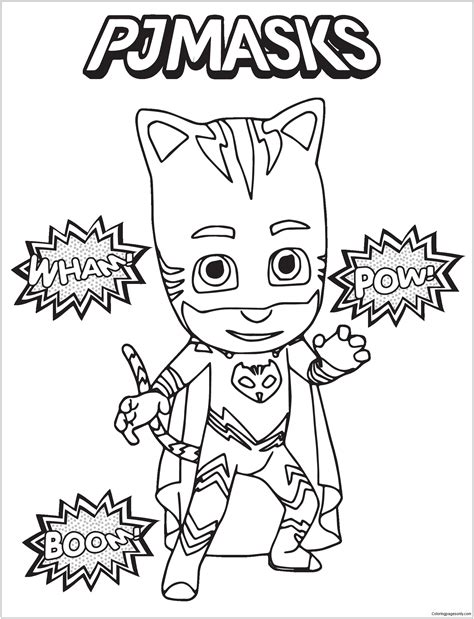 Pj Masks 2 Coloring Page Free Printable Coloring Pages