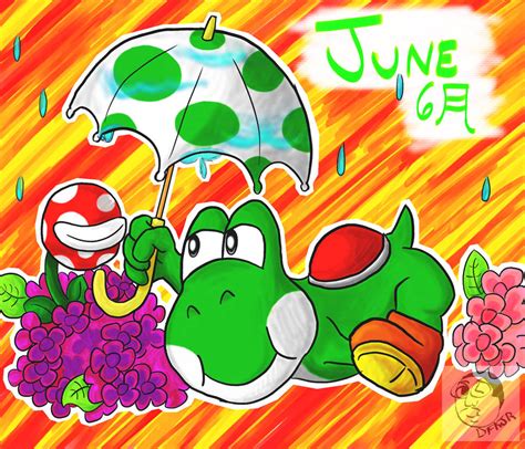 Mario Calendar 2016 Set June By Dfkjr On Deviantart