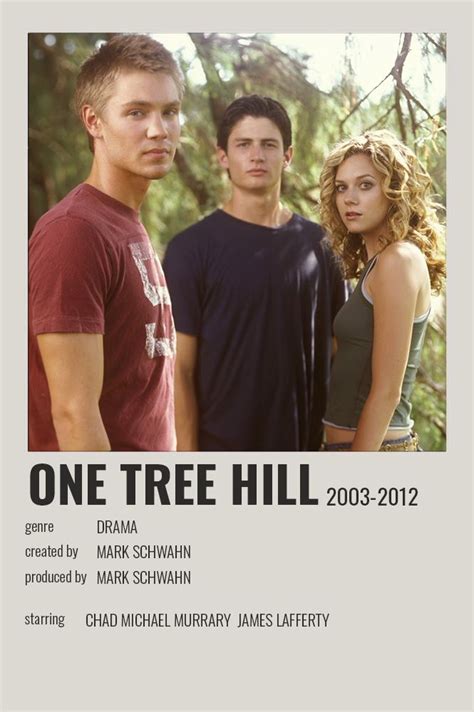 The Poster For One Tree Hill Shows Two Men And A Woman Standing In