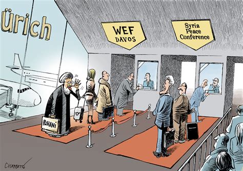 Two Summits In Switzerland Globecartoon Political Cartoons Patrick Chappatte