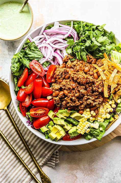Turkey Taco Salad Recipe So Much Food