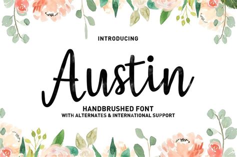 Austin Font By Typehill · Creative Fabrica Script Wedding Script