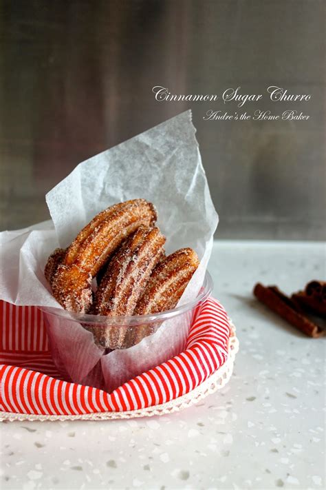 ♥ Cinnamon Sugar Churros ♥ Andres The Home Baker