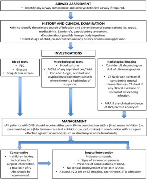 Treatment Algorithm For Pediatric Deep Neck Space Infections Used