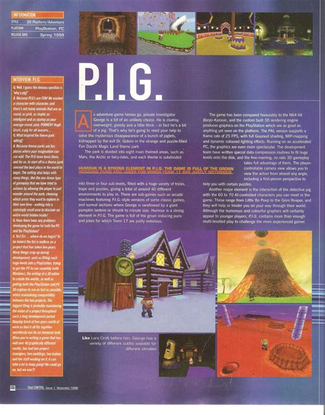 Pig Lost Build Of Cancelled Playstationpc 3d Platformer 1996 1999