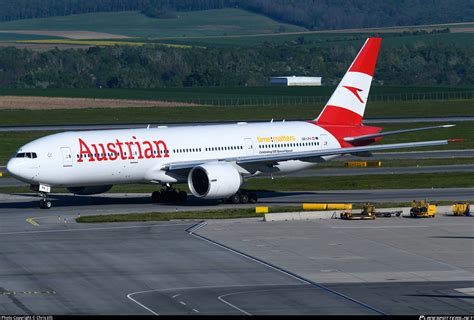 Oe Lpa Austrian Airlines Boeing 777 2z9er Photo By Chris Jilli Id