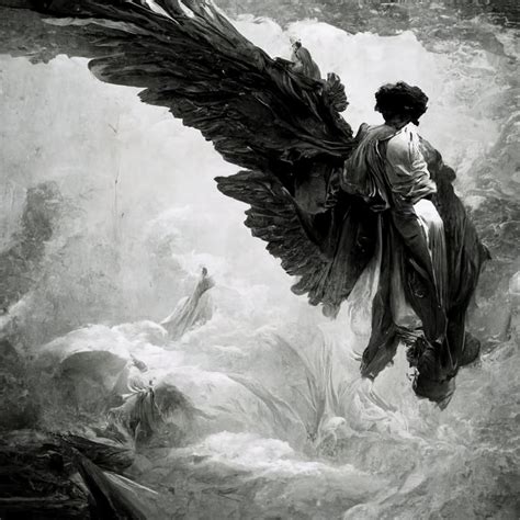 Prompthunt Fallen Angel Alexandre Cabanel Icarus Falling Gothic