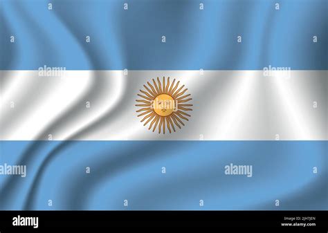 flag of argentina argentine national symbol in official colors template icon abstract vector