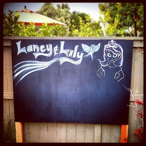 Outdoor Chalkboard By Matt Hunsaker My Husband Actually Made The