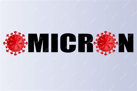 Premium Vector Omicron Logo Variant Of Infectious Coronavirus