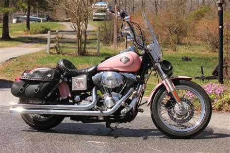 Pink Fxdl Dyna Lowrider Harley Davidson 2002 30k Miles Motorcycle