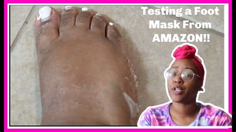 Trying Out A Foot Peel Mask From Amazon Youtube