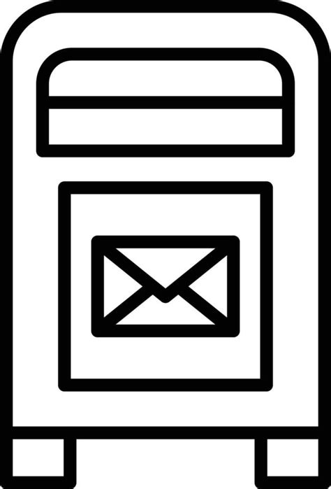 Mailbox Icon Style 5100976 Vector Art At Vecteezy