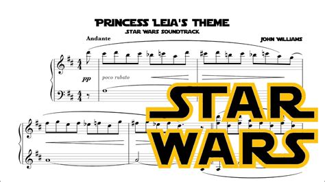 Princess Leias Theme For Piano Star Wars Youtube