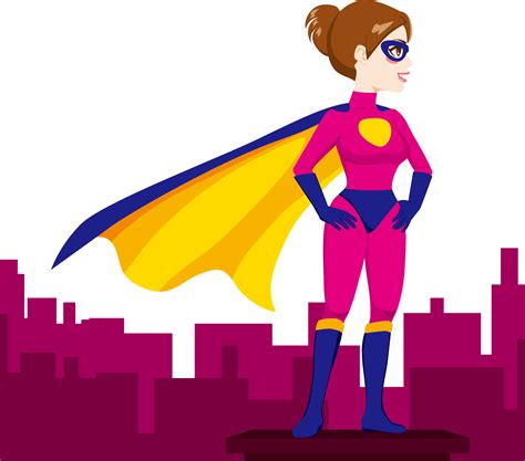 Superheroes Clipart Pink Superheroes Pink Transparent Free For