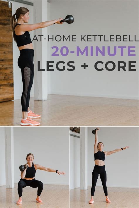 Minute Kettlebell Leg Workout Video Nourish Move Love