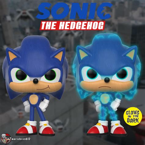Sonic The Hedgehog Movie Mockups Funkopop
