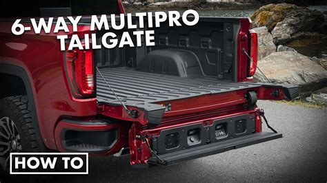 How To Use The Gmc Multipro Tailgate On The 2021 Gmc Sierra 1500 At4