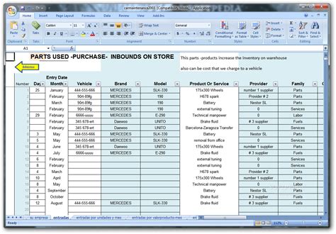 Car Maintenance Software, Vehicle Maintenance Log & Schedule Software | Excel spreadsheets ...
