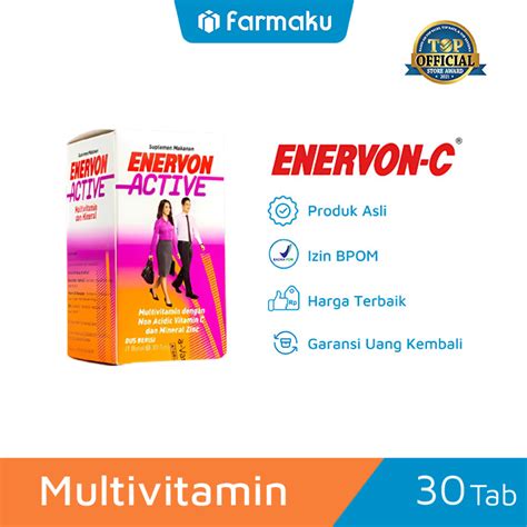 Jual Vitamin Enervon Active Tab 30S Farmaku