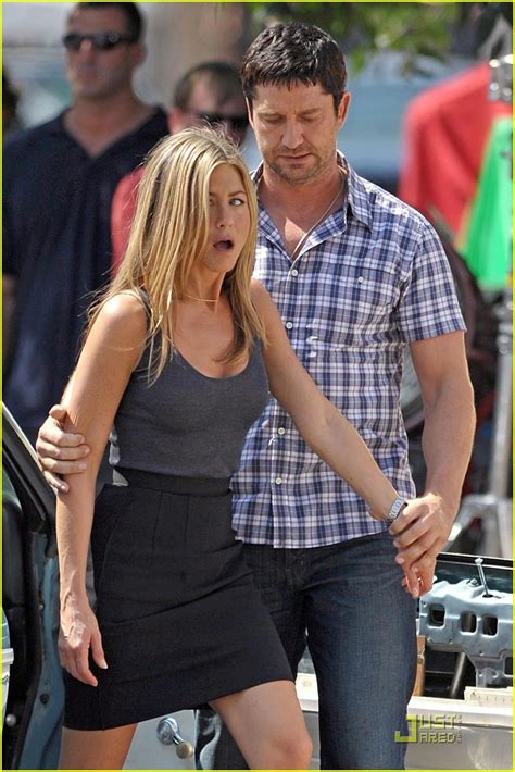 Jennifer Aniston Is A Handcuffed Hottie Photo Gerard Butler Jennifer Aniston Photos