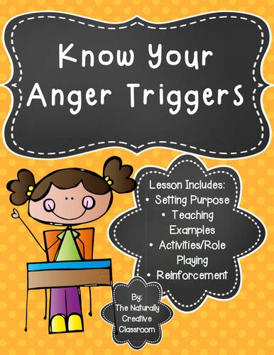 Know Your Anger Triggers Teaching Resources