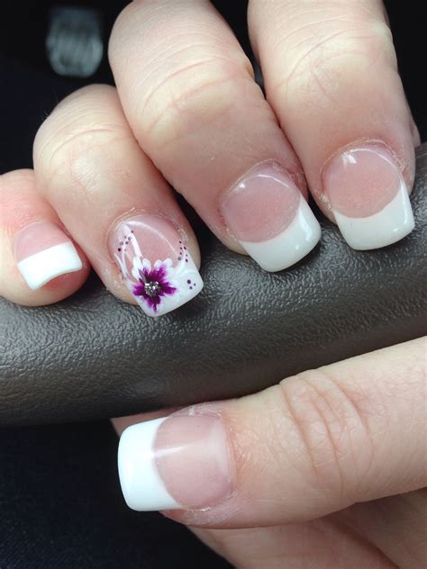 A Guide To French Tip Flower Nail Designs The Fshn