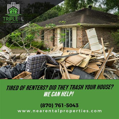 Tired Of Renters? Did They Trash Your House? We Can Help