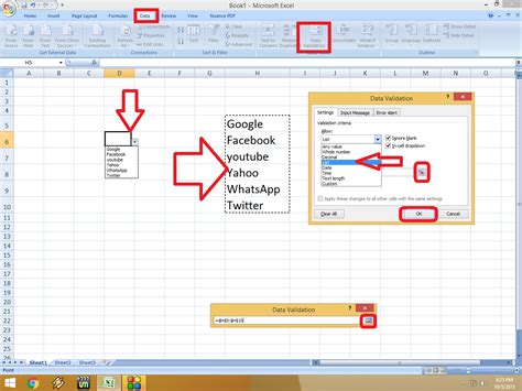 Creating Drop Down List In Excel Examples And Forms Riset