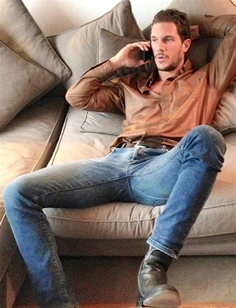 Great Jean View With Legs Spread In Boots Tight Jeans Men Men In