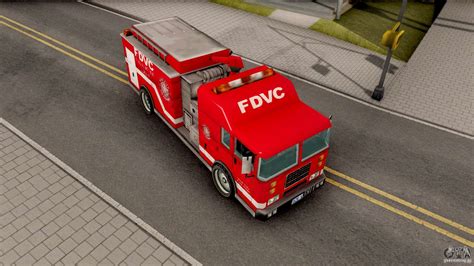 Firetruck From Gta Vcs для Gta San Andreas