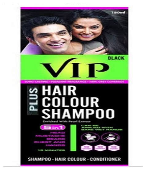 Vip Temporary Hair Color Black Black 180 Ml Buy Vip Temporary Hair