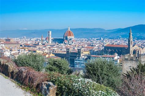 View Of Florence From Piazzale Michelangelo Florence Tuscany Italy