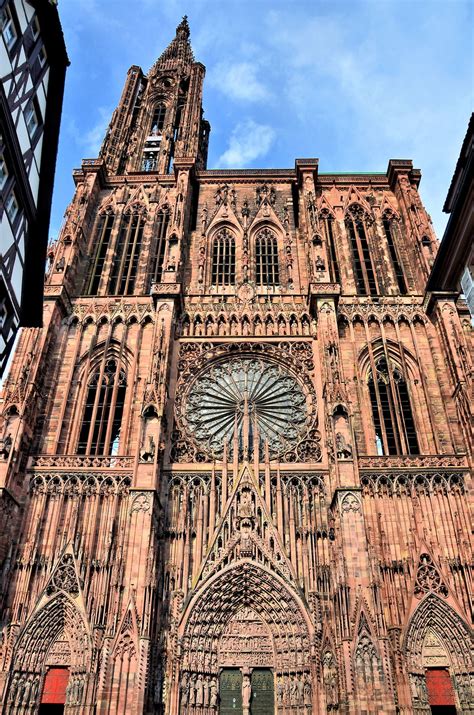 Strasbourg Cathedral Western Façade In Strasbourg France Encircle Photos