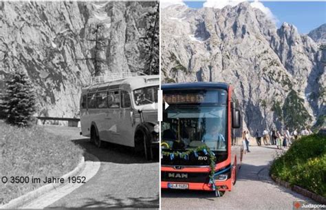 So ändern sich Zeiten Jetzt fahren E Busse auf den Kehlstein