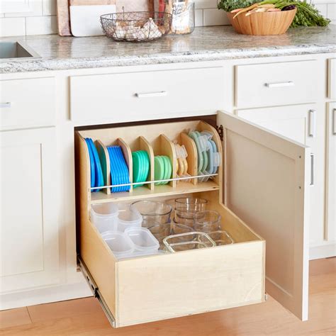 Storing all these essentials in an organized, easily accessible a deep drawer is a smart organizing idea for pots and pans near the stovetop. 30 Cheap Kitchen Cabinet Add-Ons You Can DIY | Family Handyman