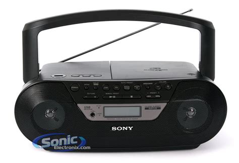 Sony Zs Rs09cp Zsrs09cp Portable Amfm Radio Mp3cd Boombox