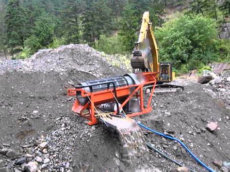 Mobile Placer Mining Equipment Gold Trommels And Wash Plants Youtube