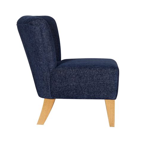 Shop accent chairs at chairish, the design lover's marketplace for the best vintage and used furniture, decor and art. Lorna Navy Fabric Accent Chair | Costco UK