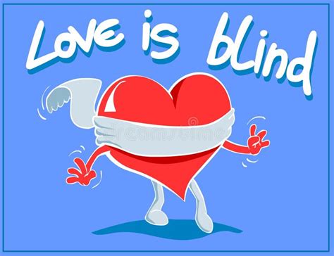 Love Is Blind Stock Illustration Illustration Of Color 1794639