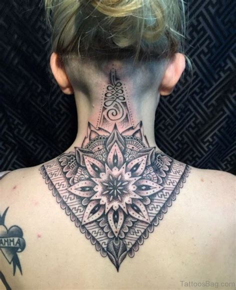 86 Awesome Mandala Tattoos On Neck Tattoo Designs