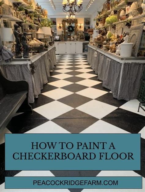 How To Paint A Checkerboard Floor In 2023 Checkerboard Floor Patio
