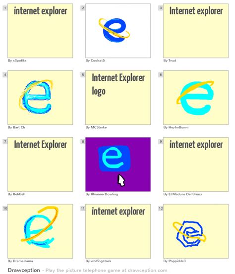 Internet Explorer Drawception