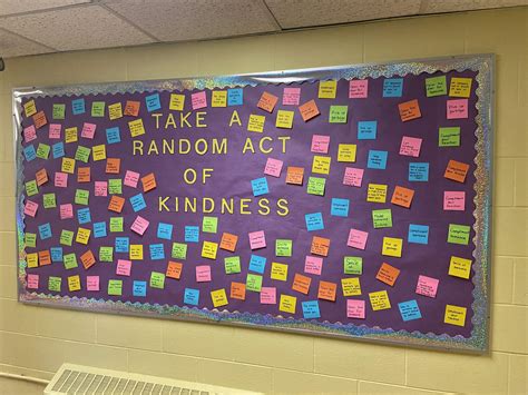 Acts Of Kindness Bulletin Board Aberdeen Elementary