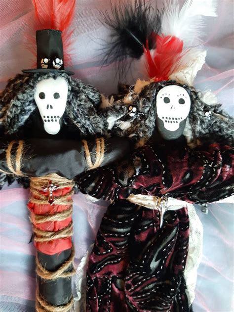 Voodoo Dolls Baron Samedi Maman Brigitte Real Authentic Etsy