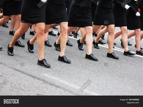 Womens Legs Marching Image And Photo Free Trial Bigstock