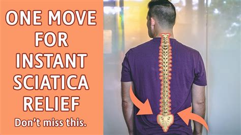 One Movement For Instant Sciatica Pain Relief Youtube