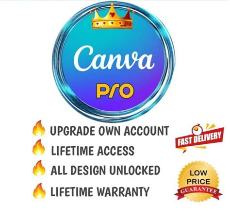 Canva Pro Full Features For Lifetime All Design Unlocked Etsy